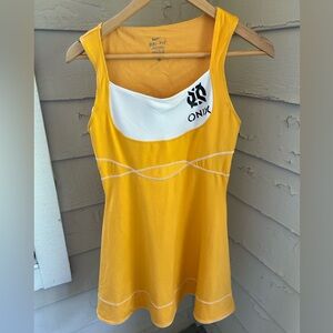 Onix Pickleball Nike Dri Fit Yellow Tennis Dress